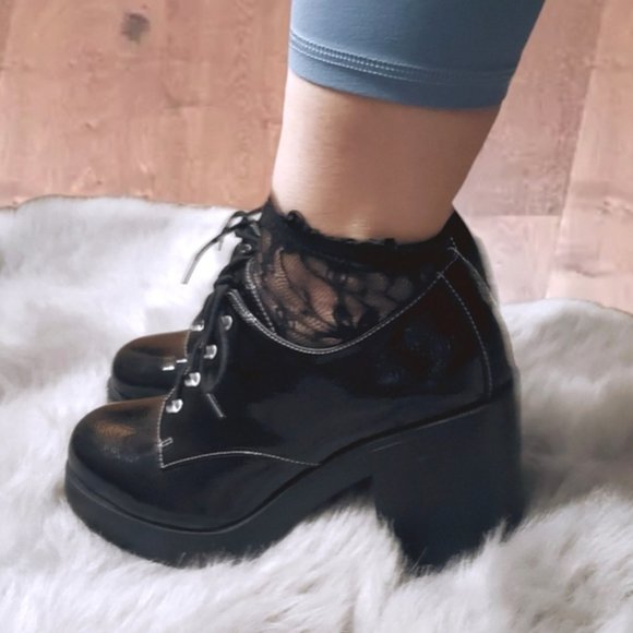 Patent Oxford Platform Lace Shoes- *New In Box* by Dirty Laundry - Picture 11 of 14